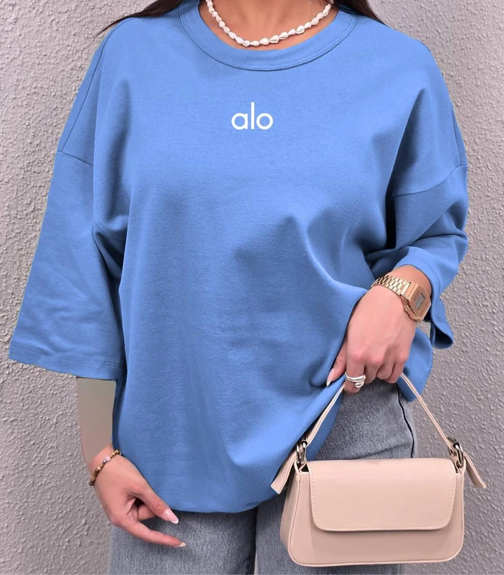 تیشرت زنانه باکسی alo - Image 5