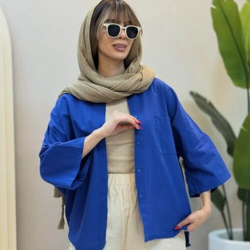 شومیز لینن لنا ترک